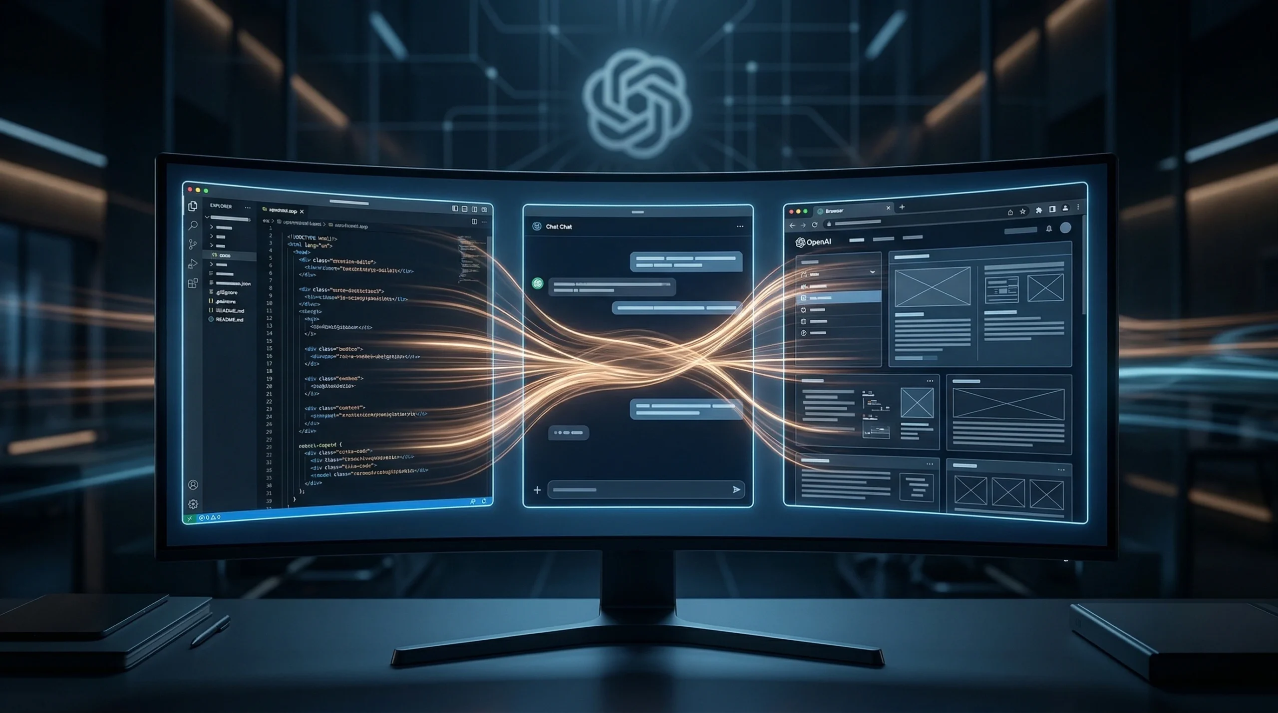 OpenAI桌面融合应用:聊天、编程、浏览器三合一,争夺AI操作系统入口